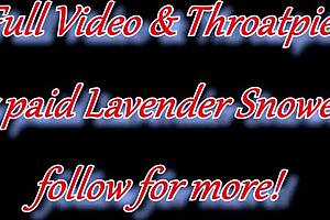 Goth girlfriend says, 'fuck the neighbor's throat'