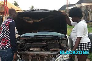 Ebony Curvy Amateur With Tattoo Big Natural Tits Interviewed In Bedroom After Car Spoiled