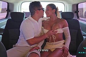 famous brunette latina actress has rough sex on a beach in colombia - big squirt cum face - mariana martix