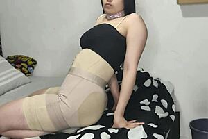 At Home, He Makes Step-Cousin Suck Cock, Finishes Hot Milk on Her Face.