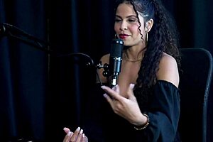 Sweet Karolzinha in see through outfit gives tips