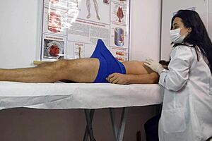 Latina Nurse Gets Banged Hard in Hospital, Blowbang with Big Cock