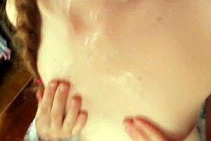 her tiny 18+ tits are driving me crazy in pov orgasm session