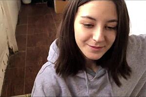 She Watched Me Jerk on Balcony, Then Sucked Me Off!