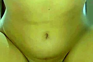 tanned stepsister sat on my cock so hot.