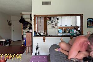 Asian Girlfriend Dominated In Missionary And Doggy Before Work