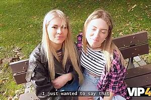 Hot blonde Zlata Shine cheats on girlfriend with big boss in VIP4K