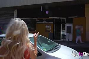 hot blonde tania lópez shows routine before fucking