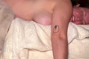 avril showers: prone bone fuck and hairy pussy creampie?