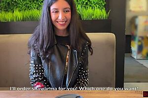 this skinny babe in boots and miniskirt is ready for anal