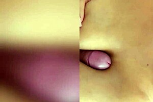 la encuentro viendo porno y me hace una paja con las tetas