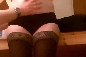 european housewife acts as slave with toys and dirty talk