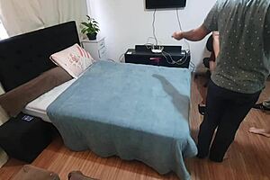 I invited friends to watch our latina women kissing and having crazy sex! 😏