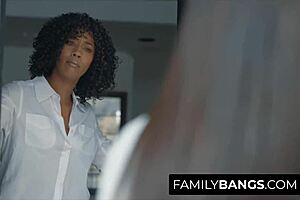 visiting best friend's lesbian stepmom misty stone vina sky