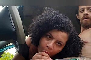foda no carro na rua durante o dia 😈.