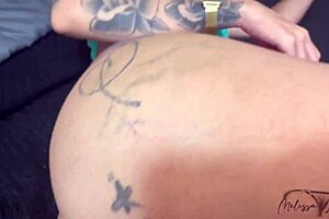 wife enjoys husband in pussy while stepson pounds ass with big black cock until cum