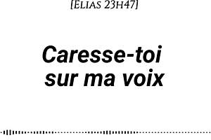 listen to my voice and touch yourself slowly