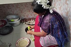 I fuck my step sister-in-law in kitchen missionary