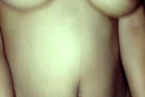 Beautiful body enjoyed in rain