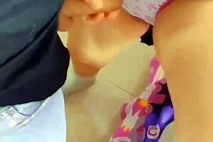 mexican student studies chemistry with her teacher