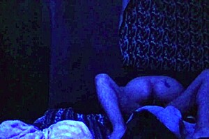 in the bedroom, the housewife thought her husband woke her for fucking, but it was her brother-in-law