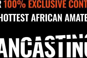 Busty ebony model fucks gringo producer