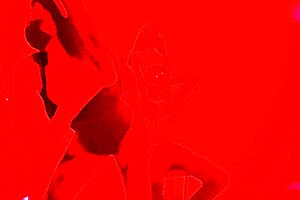 A Scruffy Man Invites Us To An Exclusive Catwalk To Perform A Sexy Dance In Erotic Lingerie