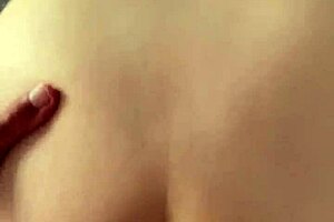 Iranian step sister intensely masturbating her big natural tits and ass