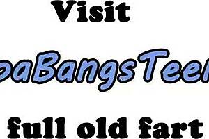 Sweet eurobabe rides grandpa's big cock 😍