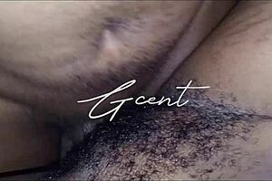 close up of passionate sweet hairy sex with wet pussy and screaming