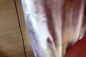 i ate the blonde's pussy with sex toy