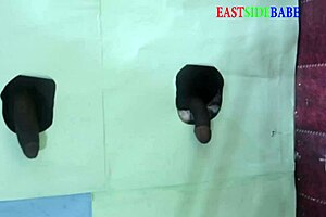 Eastsidebabe and patricia9ja blowjob on glory hole