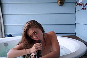 Squirting In Bathtub Wants Someone To Fuck Pussy