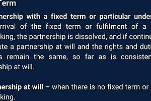 Understanding the law on partnership
