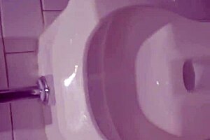 taking a piss at rest stop