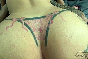 Young girl enjoys double penetration with big cocks and feels the warm cum inside