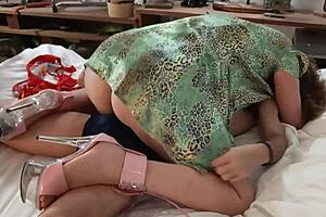 French amateur in satin lingerie, dirty talk and cumshot?