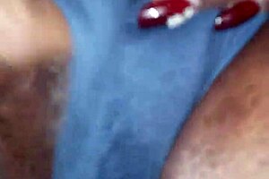 Granny's pussy gets wet, needing to change panties in homemade scene