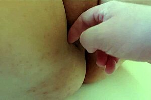 I finger neighbor's dry pussy close-up voyeur style.