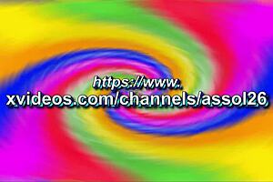 sexy solo girl in lingerie shows ass and pussy naked