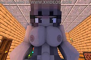 pov sweet christmas evening with ex girlfriend in minecraft animation