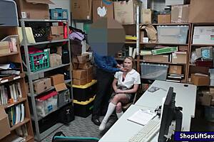 Thief in Uniform Alyssa Cole Pounded by Perv Police Officer in Office