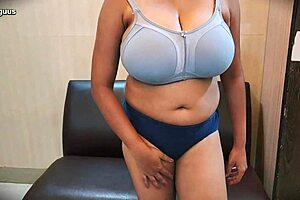 riya's audition for adult film with big natural tits