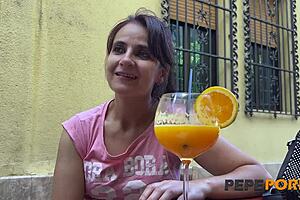 lina enjoys a rough casting with a young dude, deepthroat and cowgirl action