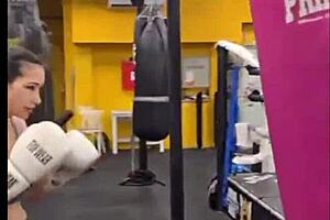 Tildzo serbian pornstar teases outdoors.