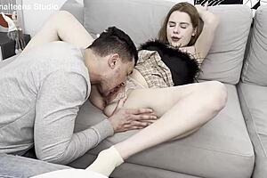 Submissive Slut's First Rough Ass Fucking.