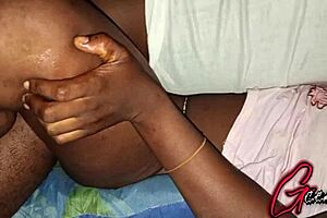 Missionary sex with deep penetration in tight wet pussy