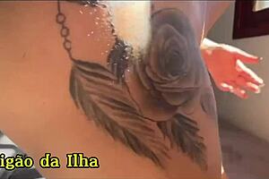 Fucking The Big Ass Gabicarlos Until She Cums On Cock - Island Digao!