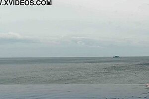 infinity pool with cute young 18+ asian legs ponytail small 18+ tits softcore fetish