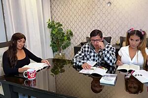 Babysitter Fucks Stepsister Instead Of Homework